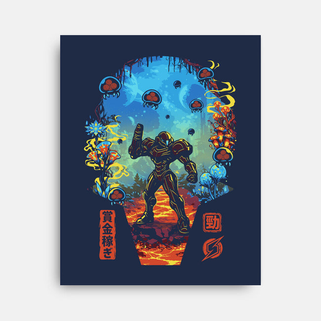 Galactic Hunter-None-Stretched-Canvas-Arinesart