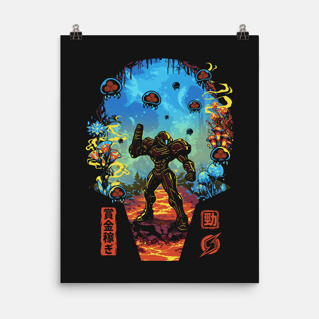 Galactic Hunter-None-Matte-Poster-Arinesart