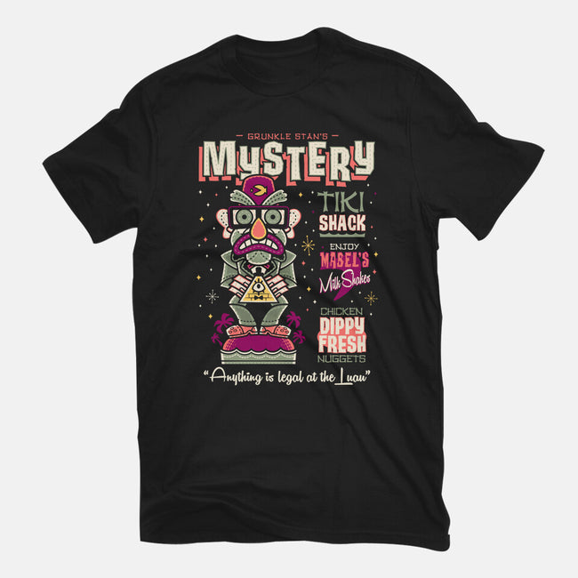 Mystery Tiki Shack-Womens-Fitted-Tee-Nemons
