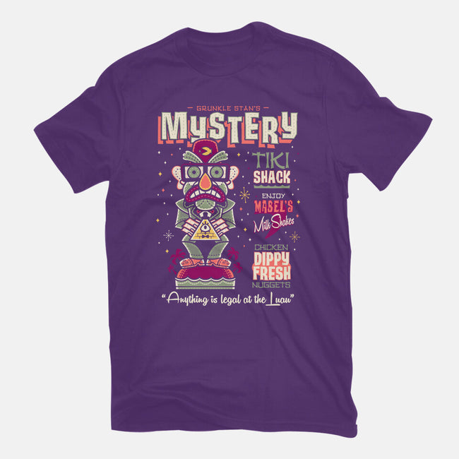 Mystery Tiki Shack-Womens-Basic-Tee-Nemons