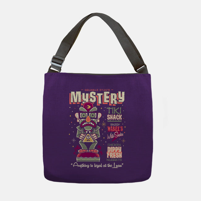 Mystery Tiki Shack-None-Adjustable Tote-Bag-Nemons