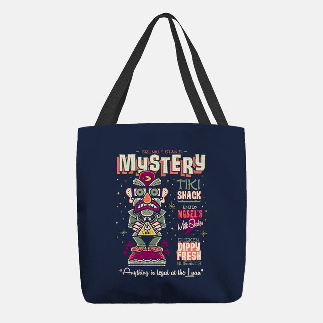 Mystery Tiki Shack-None-Basic Tote-Bag-Nemons