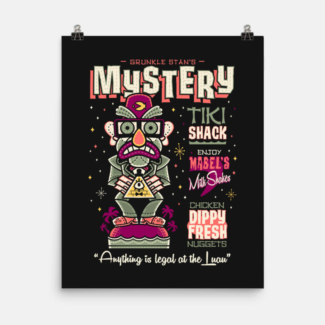 Mystery Tiki Shack-None-Matte-Poster-Nemons