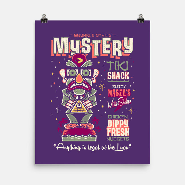Mystery Tiki Shack-None-Matte-Poster-Nemons