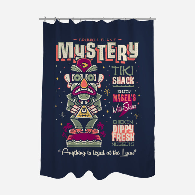 Mystery Tiki Shack-None-Polyester-Shower Curtain-Nemons