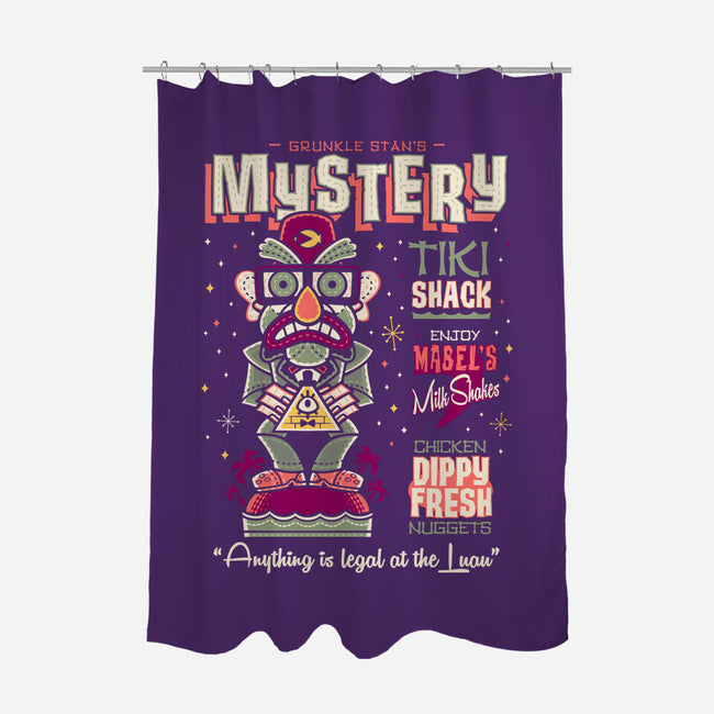 Mystery Tiki Shack-None-Polyester-Shower Curtain-Nemons