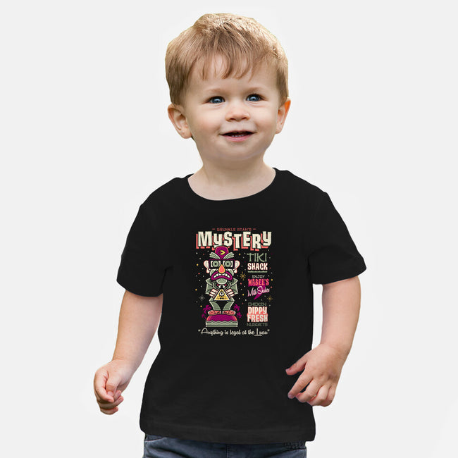 Mystery Tiki Shack-Baby-Basic-Tee-Nemons