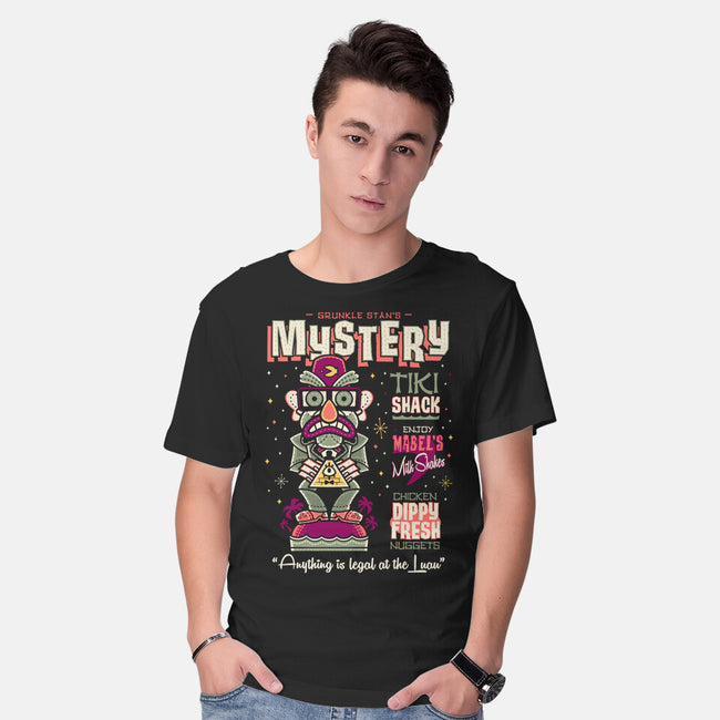 Mystery Tiki Shack-Mens-Basic-Tee-Nemons