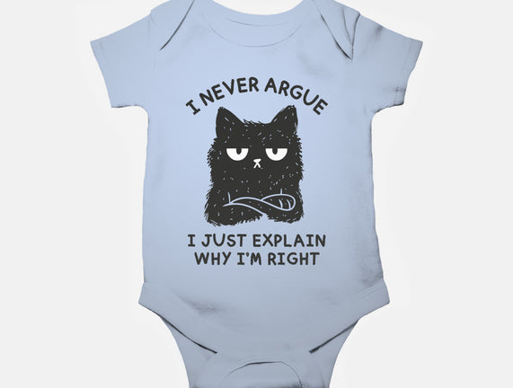 I Never Argue