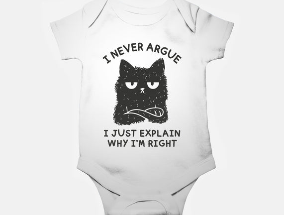 I Never Argue