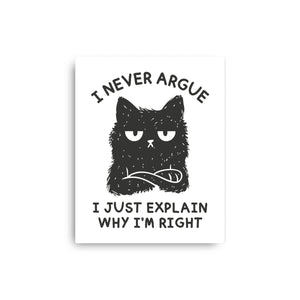 I Never Argue