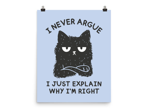I Never Argue