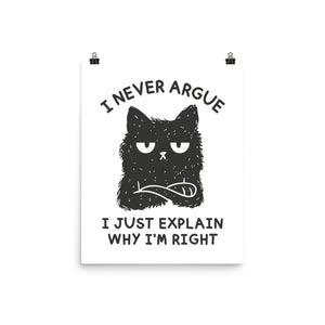 I Never Argue