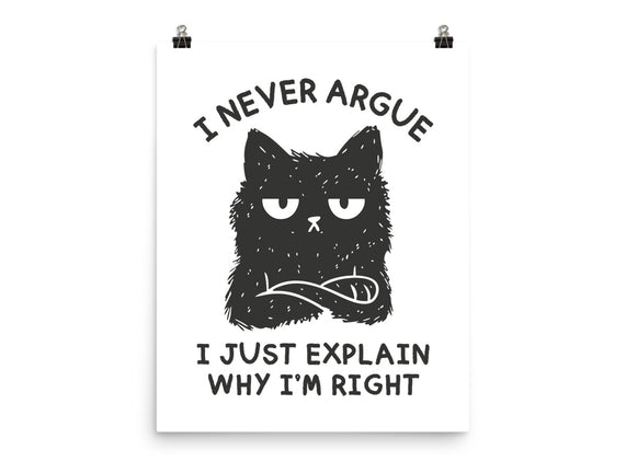 I Never Argue