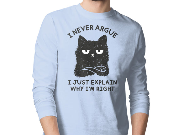 I Never Argue