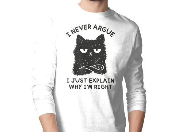 I Never Argue