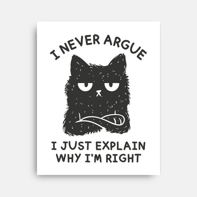 I Never Argue-None-Stretched-Canvas-brunopires
