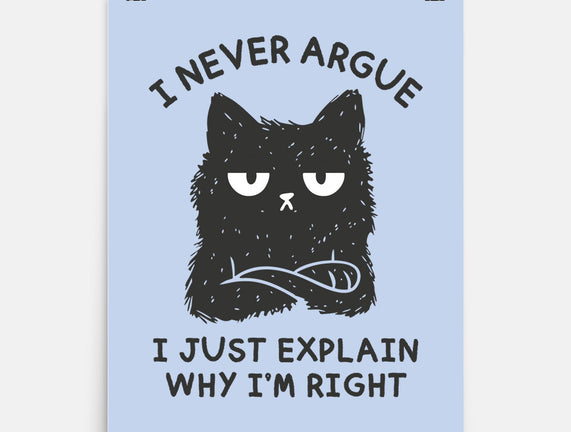 I Never Argue