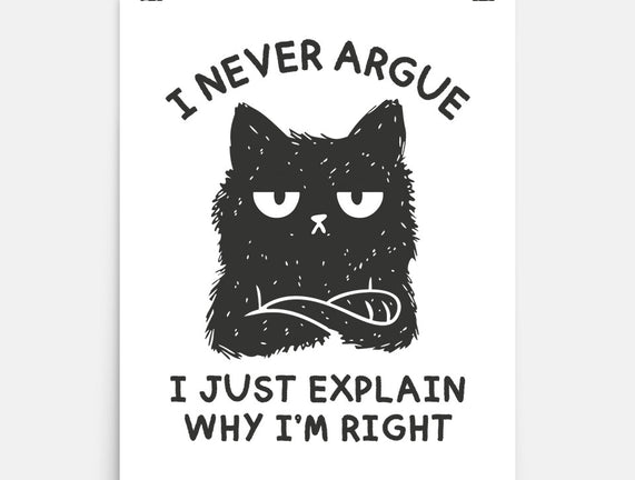 I Never Argue