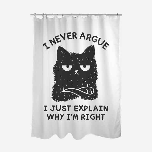 I Never Argue-None-Polyester-Shower Curtain-brunopires