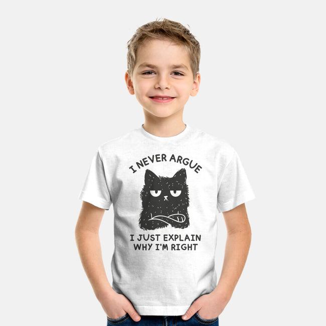 I Never Argue-Youth-Basic-Tee-brunopires