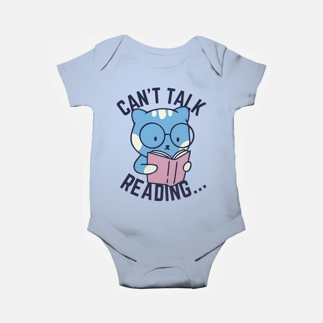 Can't Talk Reading-Baby-Basic-Onesie-brunopires
