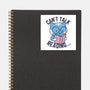 Can't Talk Reading-None-Glossy-Sticker-brunopires