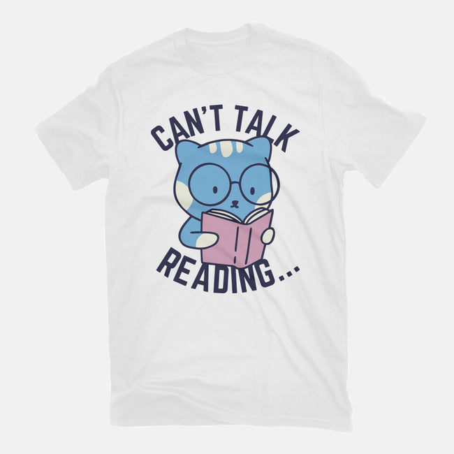 Can't Talk Reading-Unisex-Basic-Tee-brunopires