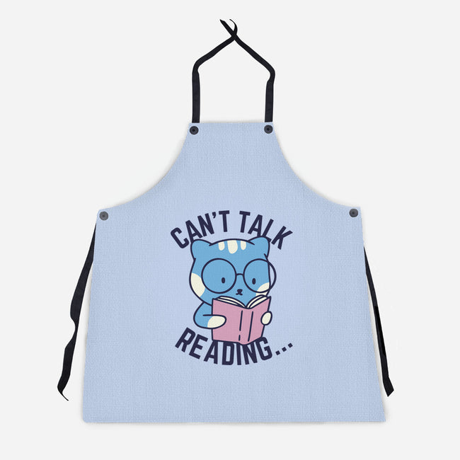 Can't Talk Reading-Unisex-Kitchen-Apron-brunopires