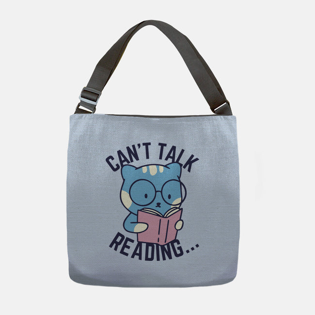 Can't Talk Reading-None-Adjustable Tote-Bag-brunopires