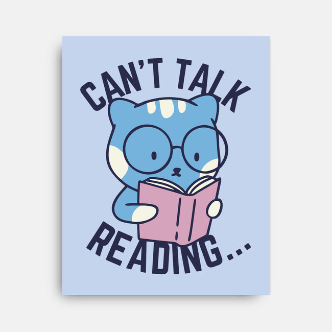 Can't Talk Reading-None-Stretched-Canvas-brunopires