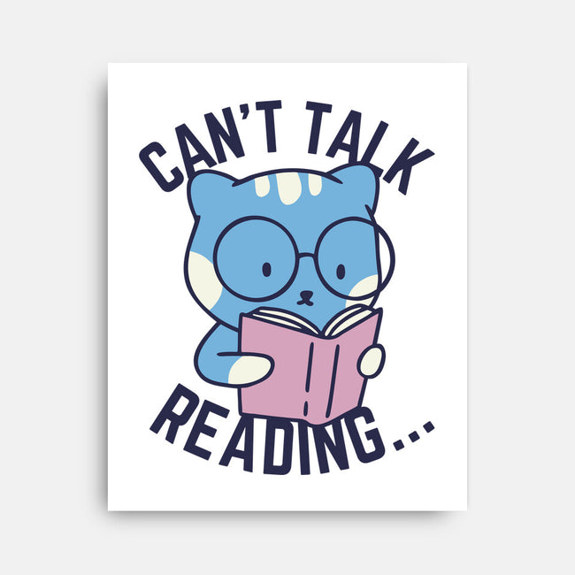 Can't Talk Reading-None-Stretched-Canvas-brunopires