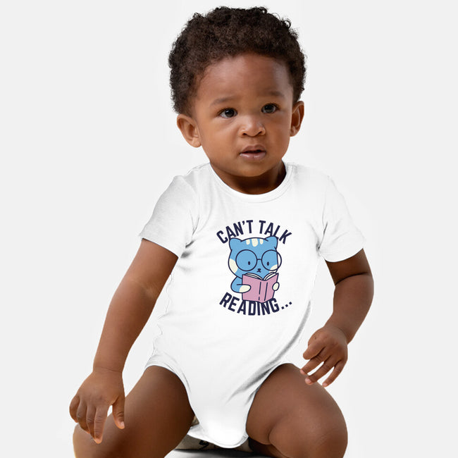 Can't Talk Reading-Baby-Basic-Onesie-brunopires