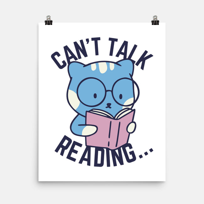 Can't Talk Reading-None-Matte-Poster-brunopires