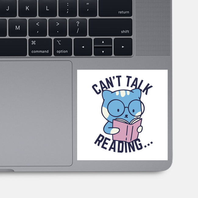 Can't Talk Reading-None-Glossy-Sticker-brunopires