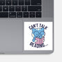 Can't Talk Reading-None-Glossy-Sticker-brunopires