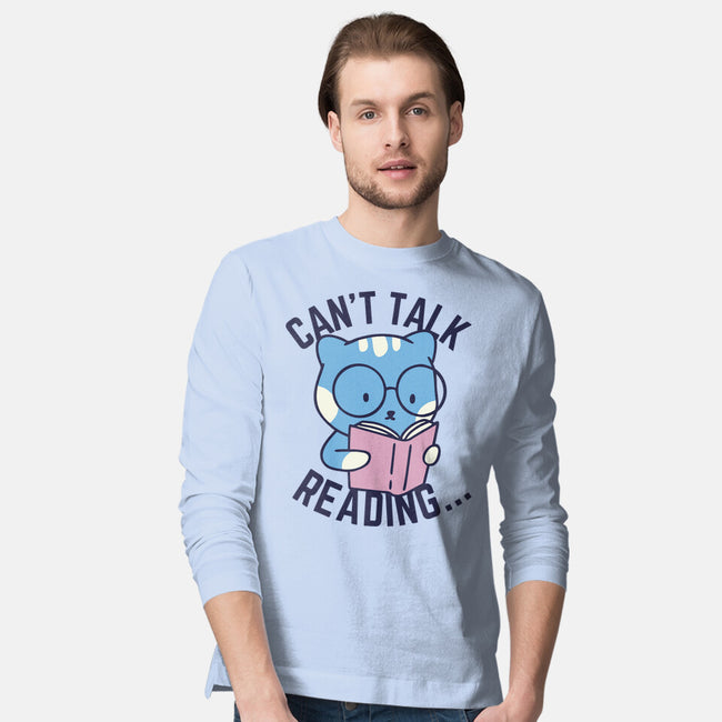 Can't Talk Reading-Mens-Long Sleeved-Tee-brunopires