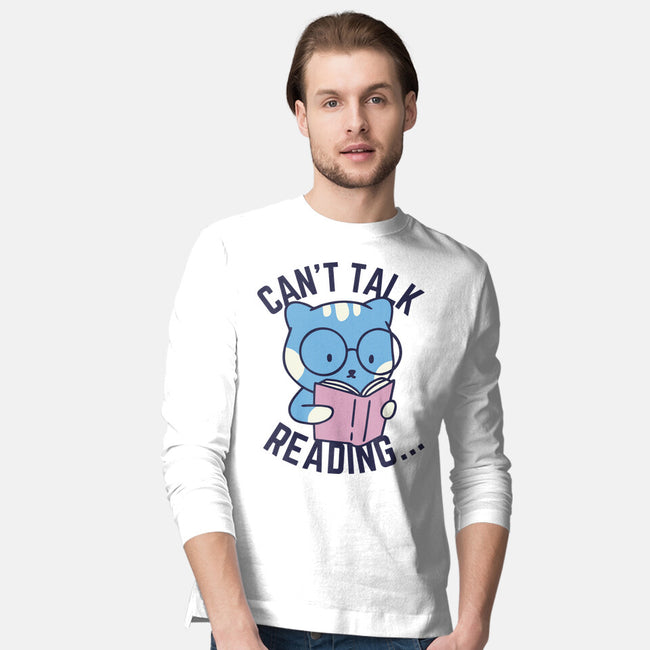 Can't Talk Reading-Mens-Long Sleeved-Tee-brunopires