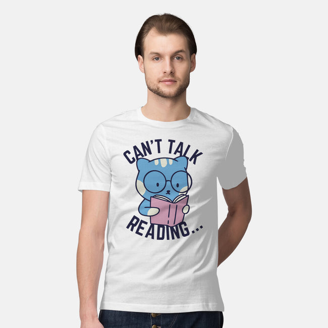 Can't Talk Reading-Mens-Premium-Tee-brunopires