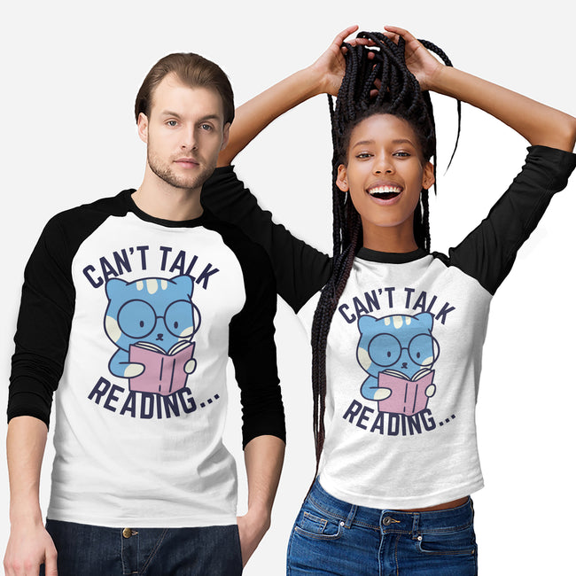 Can't Talk Reading-Unisex-Baseball-Tee-brunopires