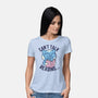 Can't Talk Reading-Womens-Basic-Tee-brunopires
