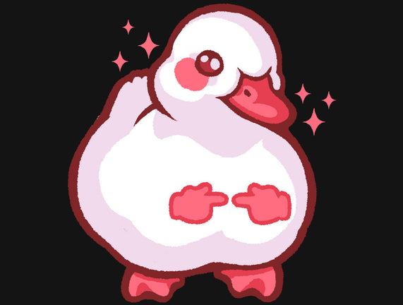 Shy Duck Fingers Touching