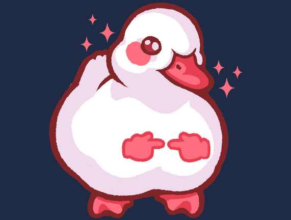 Shy Duck Fingers Touching