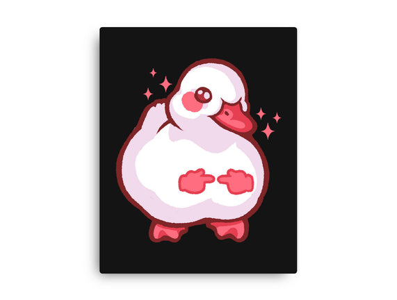 Shy Duck Fingers Touching