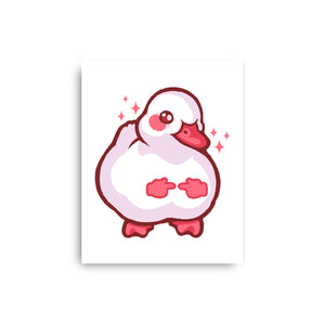 Shy Duck Fingers Touching