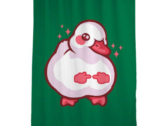 Shy Duck Fingers Touching