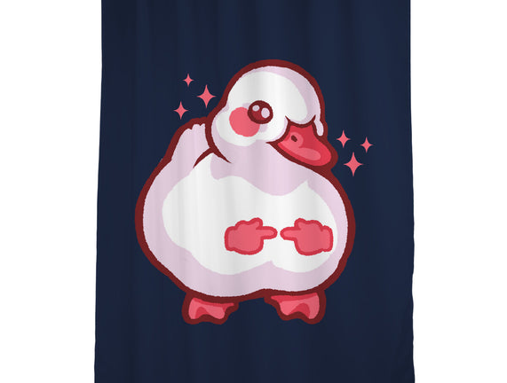 Shy Duck Fingers Touching