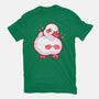 Shy Duck Fingers Touching-Mens-Heavyweight-Tee-xMorfina