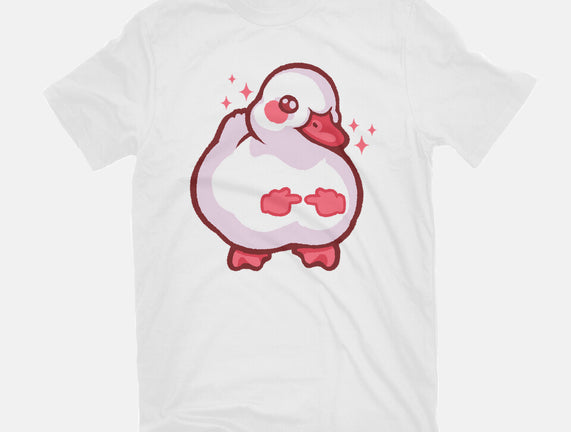 Shy Duck Fingers Touching