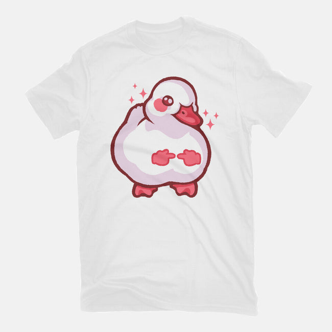 Shy Duck Fingers Touching-Mens-Premium-Tee-xMorfina